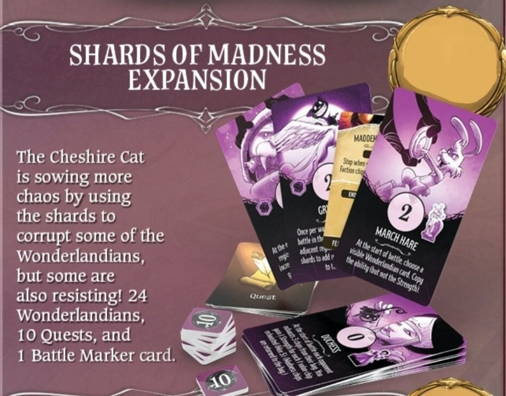Wonderland&#39;s War - Shards of Madness Mini-Expansion