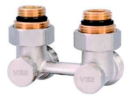 Узел нижнего подключ. рад. (ВЕНТИЛЬ) 3/4 УГЛОВОЙ ViEiR (48/4шт)