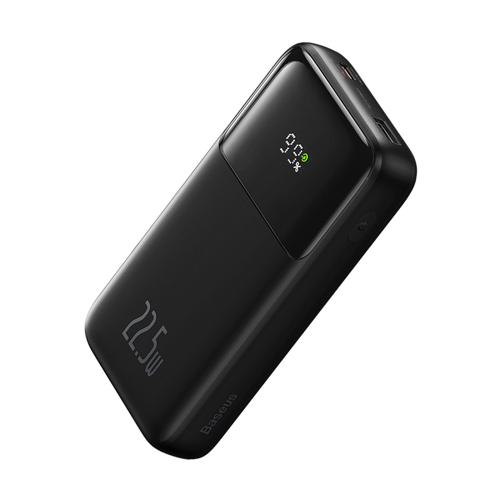 Внешний аккумулятор Baseus Comet Dual-Cable Digital Display Fast Charge Power Bank 10000mAh 22.5W - Black