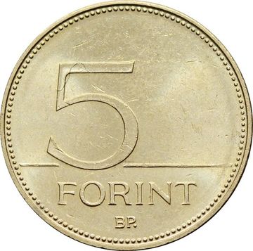 5 форинтов 2012-2023 Венгрия