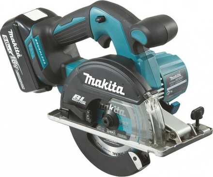 Пила циркулярная аккумуляторная MAKITA DCS 551 RMJ с бесщеточным двигателем DCS551RMJ