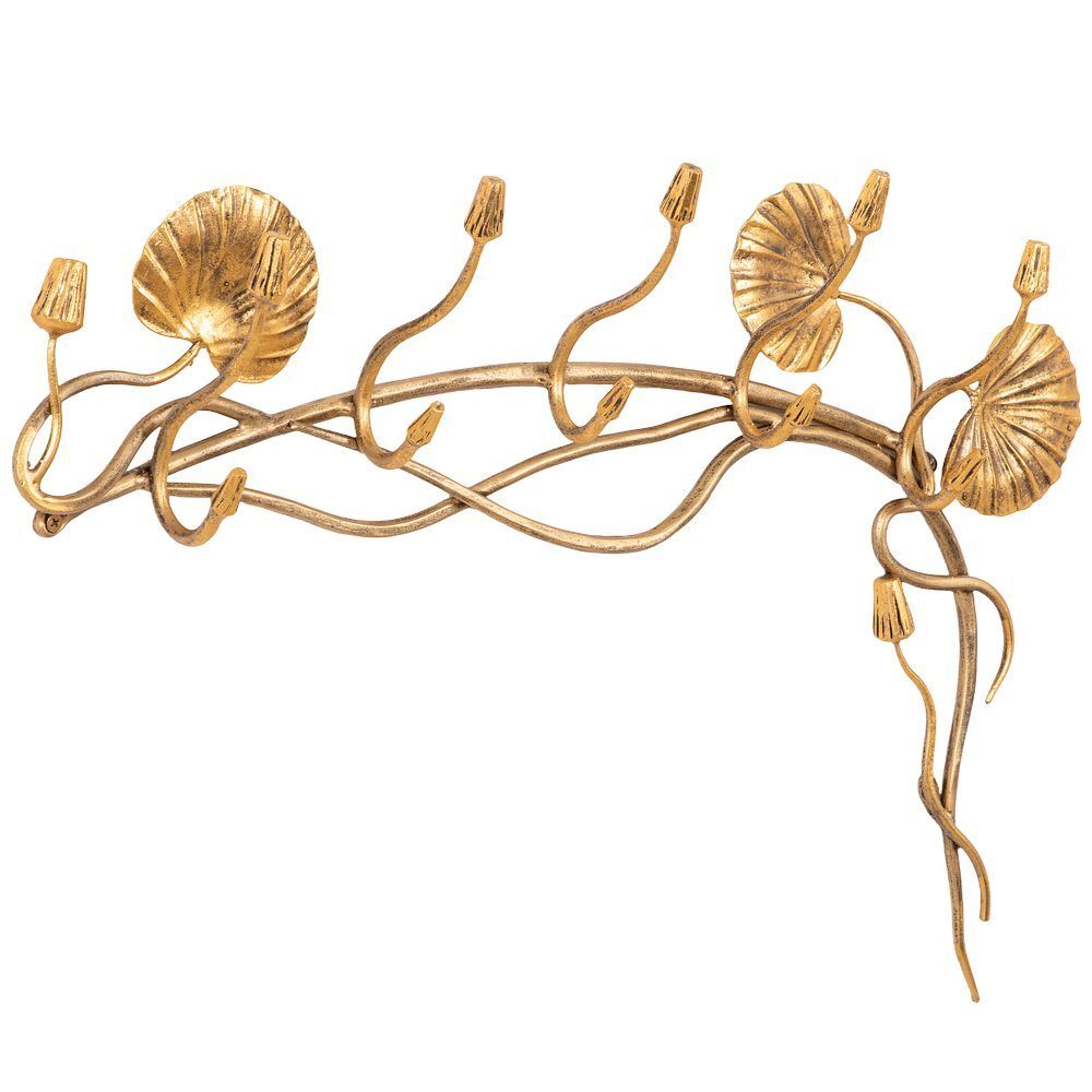 Вешалка настенная «Нимфея» (с 5-ю крючками) Бронза