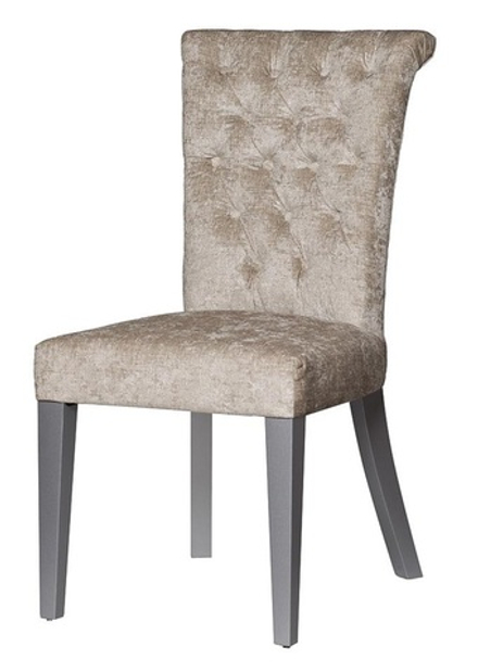 DY-409J-81136-26 Стул с кольцом бежевый велюр 47*52*98см