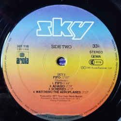 Винтажная виниловая пластинка LP Sky 2 (Germany 1980) Sahara