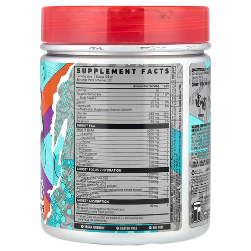 Ghost, Intra, виноград Welch's®, 460 г (16,2 унции)