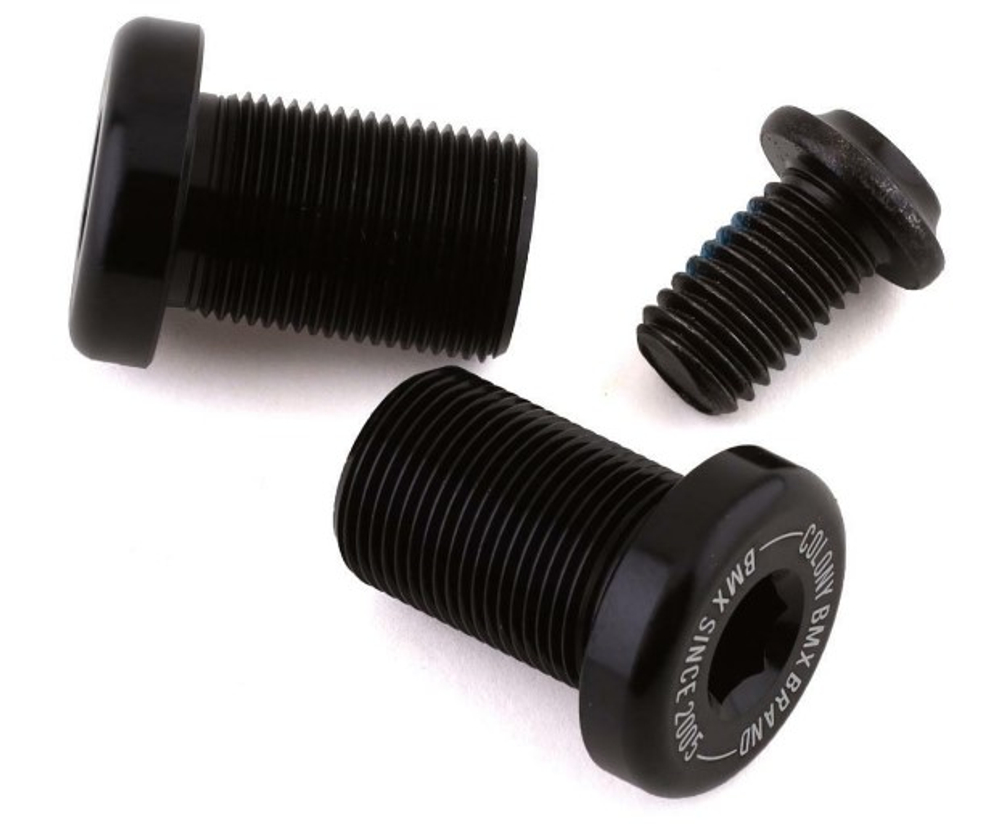 Болты для шатунов Venator Crank Bolt Kit - 2шт торцевых, 1шт болт звезды I21-900Z черн. COLONY