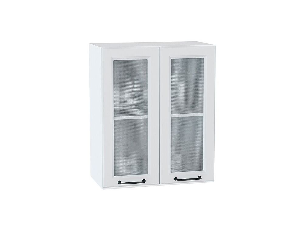 Шкаф верхний с 2-мя остекленными дверцами Ницца