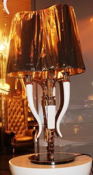 Visionnaire Esmeralda table  lamp  by Ipe cavalli ( black + gold  )