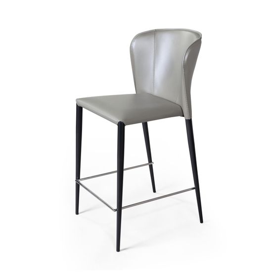 Стул полубарный Albert, кожа тауп