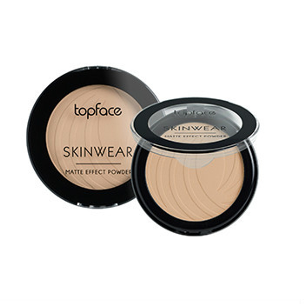 TopFace. Компактная пудра "Skinwear Matte Effect" PT265