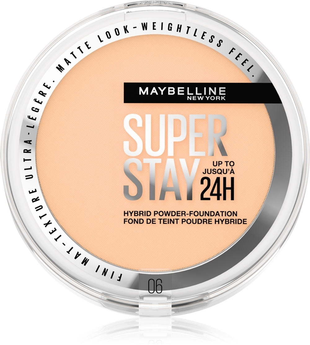 MAYBELLINE NEW YORK SuperStay 24H Hybrid Powder-Foundation - Матирующая компактная тональная пудра, 9 g