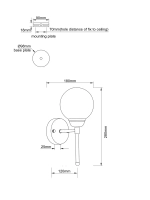 Бра Модерн шар 1х40вт