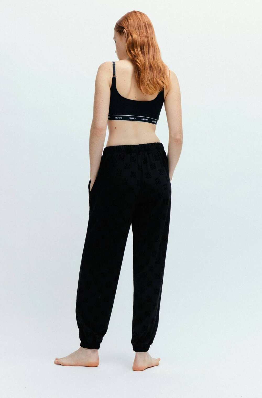 Спортивные штаны FLOCKY_PANTS Hugo Bodywear - черный(50511007)