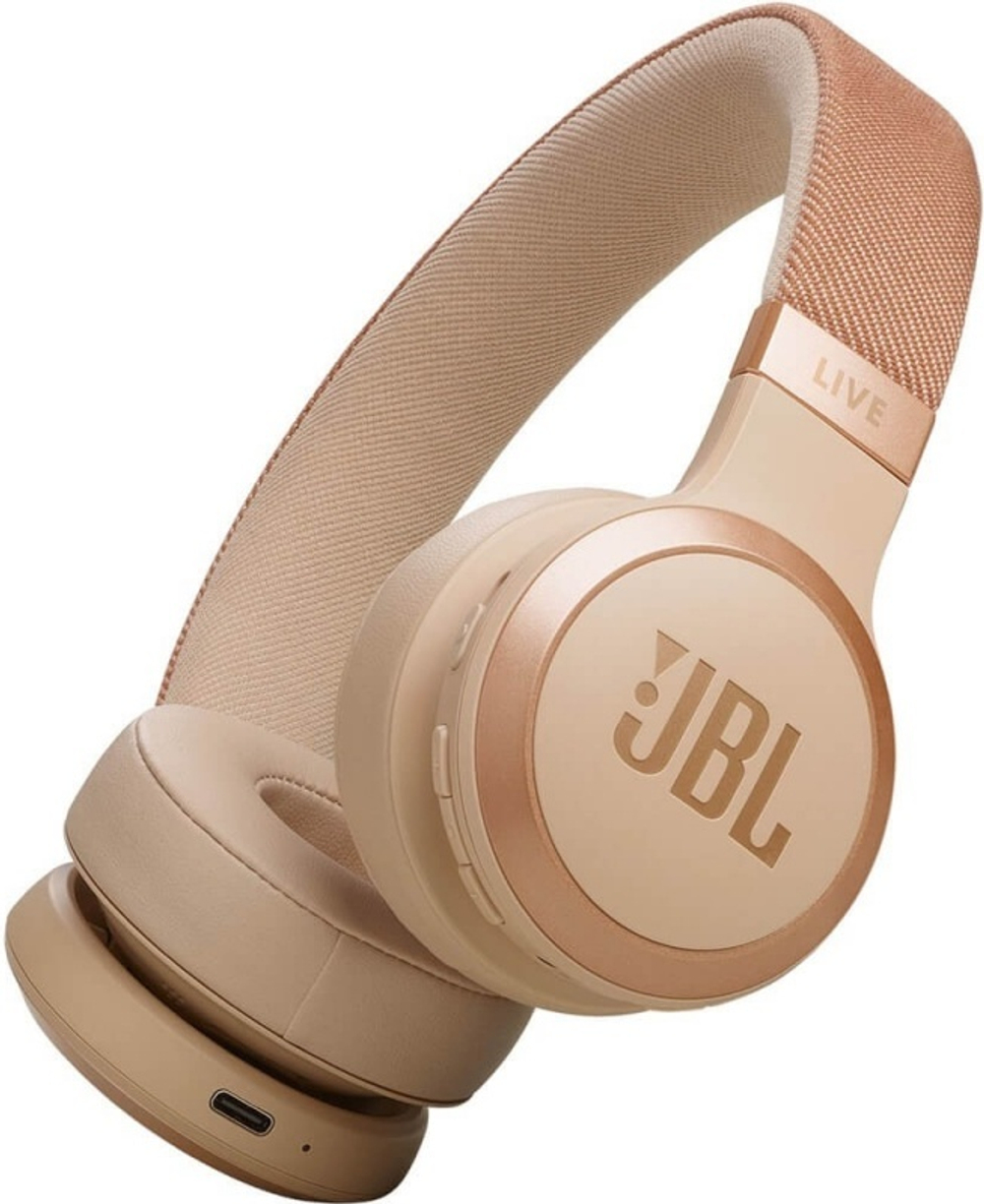 Беспроводные наушники JBL Live 670NC бежевый