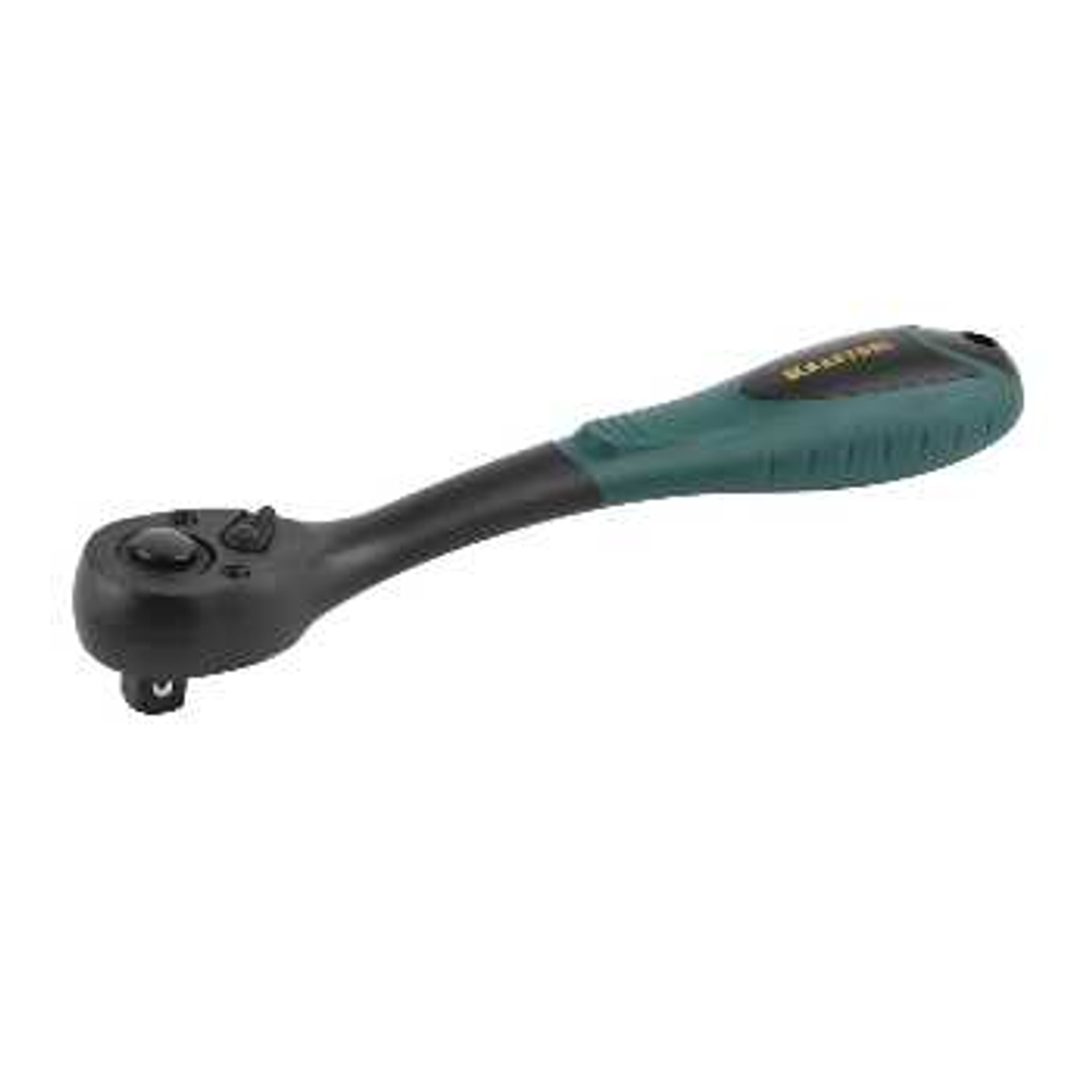 Трещотка для торцовых головок 72 зубца 1/4" KRAFTOOL, 27796-1/4_z02