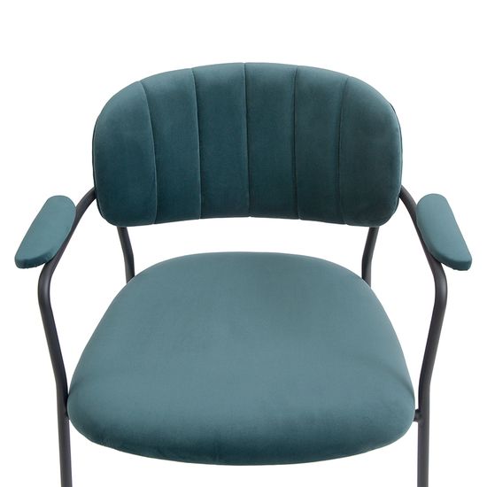 Стул eirill, велюр, зеленый