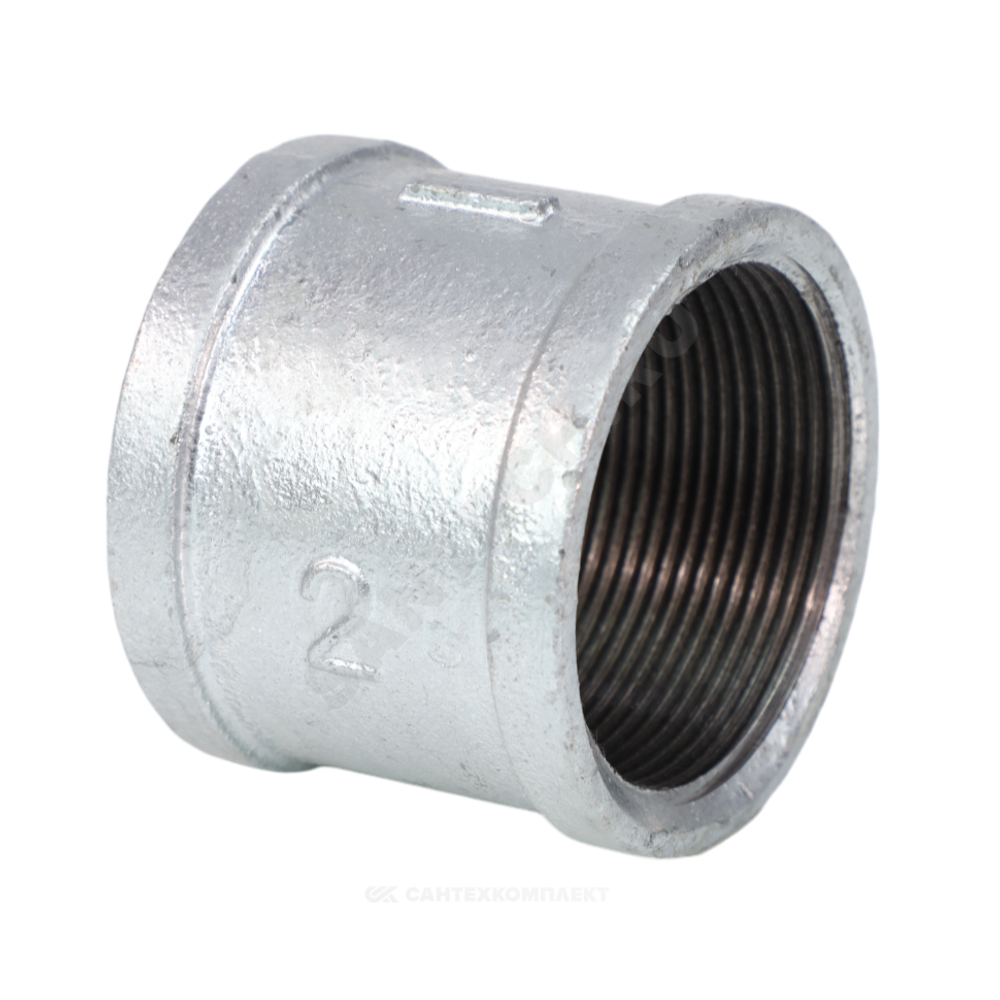 Муфта прямая чугун оц Ду 32 (1 1/4") ВР Fittex PLUS