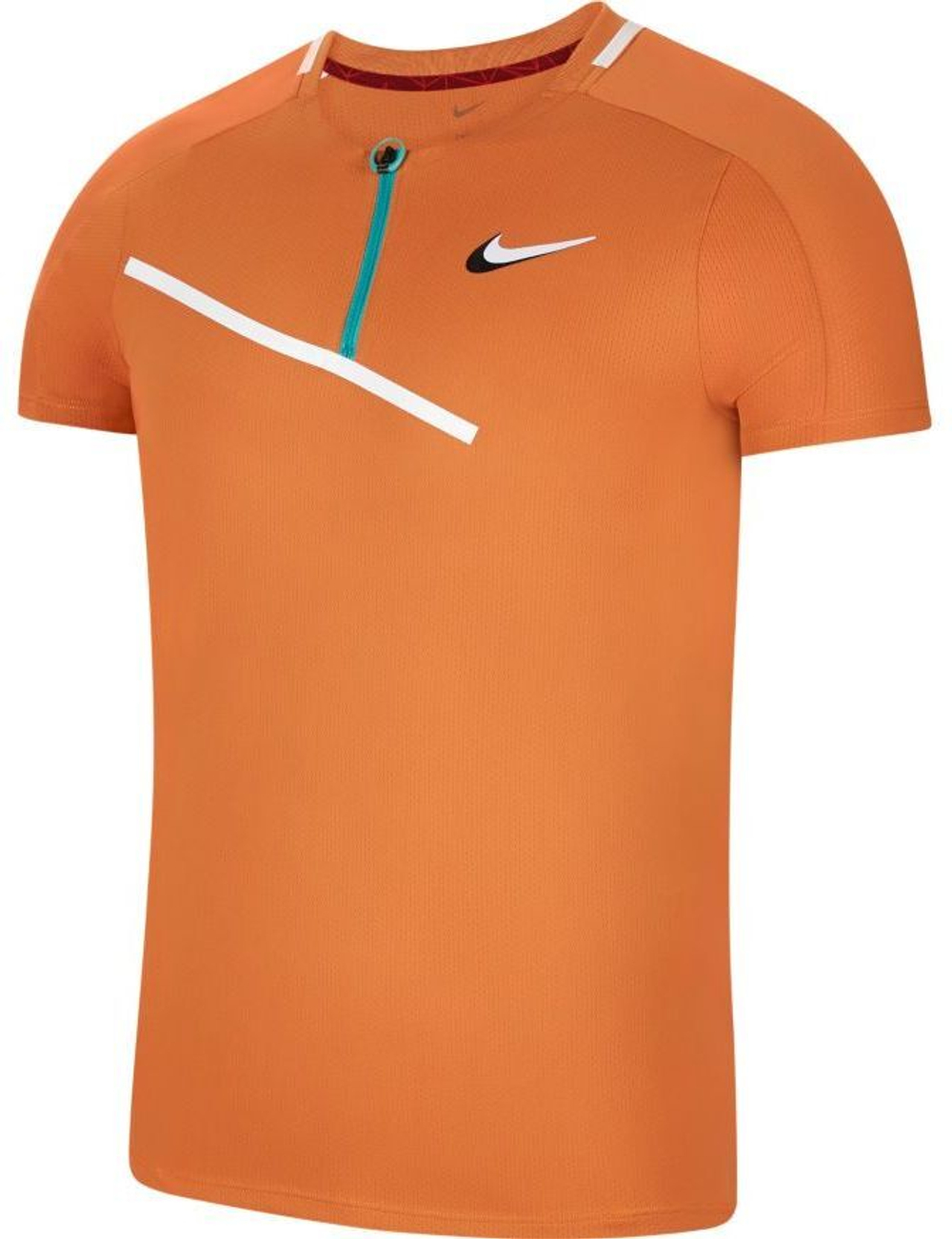 Мужское теннисное поло Nike Spring Slam Ultimate Zip Polo M - желтый