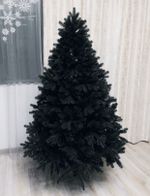 Искусственная елка «Королева леса в черном» (литая хвоя) от 1,2 м до 3 м
