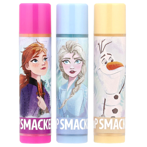 Lip Smacker, Disney, Frozen II, бальзам для губ, набор из трио, 3 шт. в упаковке, 4 г (0,14 унции)