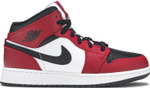 Air Jordan 1 Mid GS 'Chicago Black Toe'