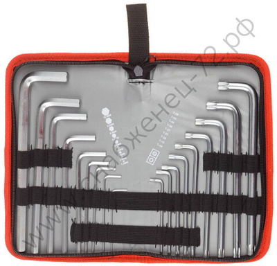 ЗУБР 9 шт, Набор имбусовых ключей (27463-H18)