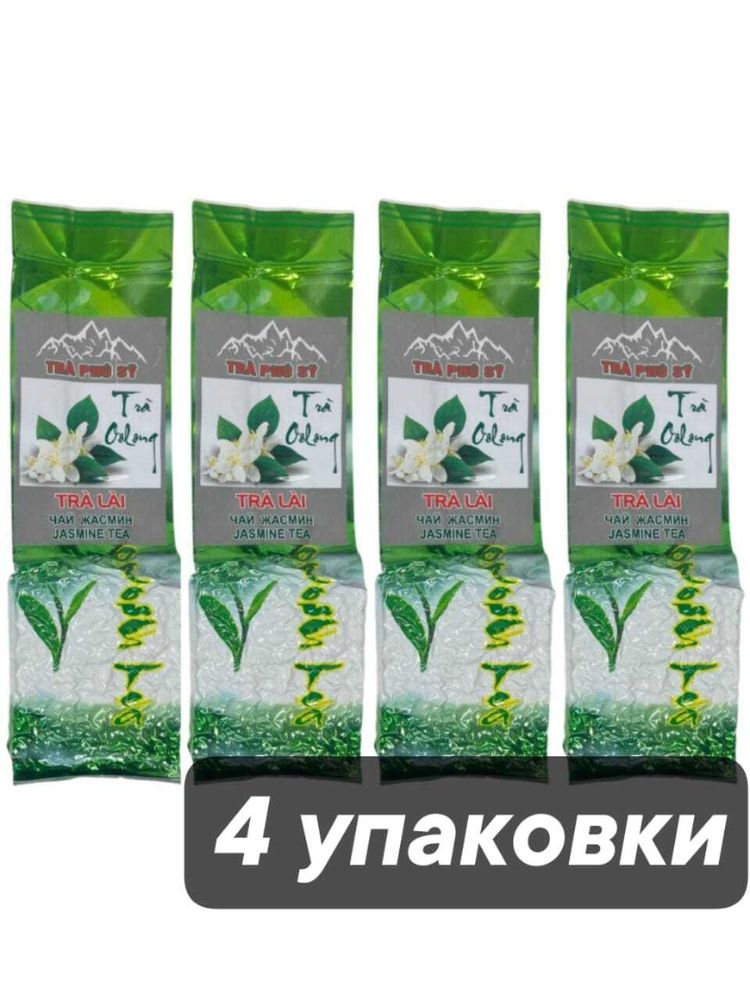 Чай улун Жасмин Tra Phu Sy вьетнамский 100 г x 4 шт