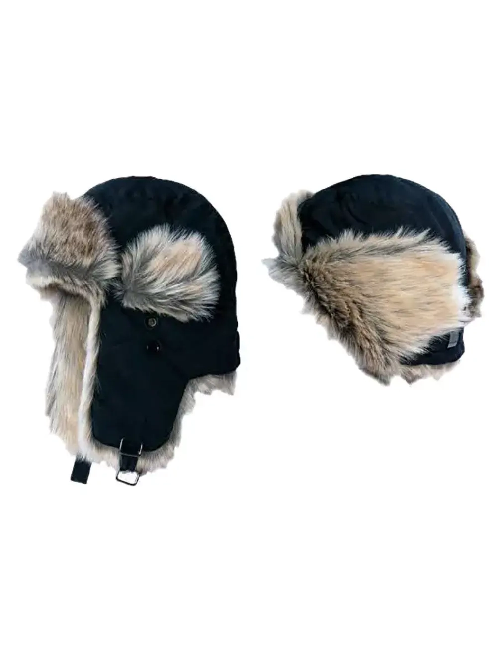 Шапка с меховой отделкой