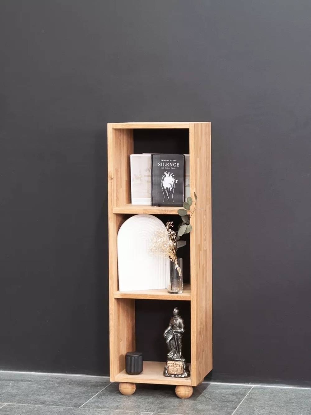 Модульный стеллаж Эдгар из массива дуба