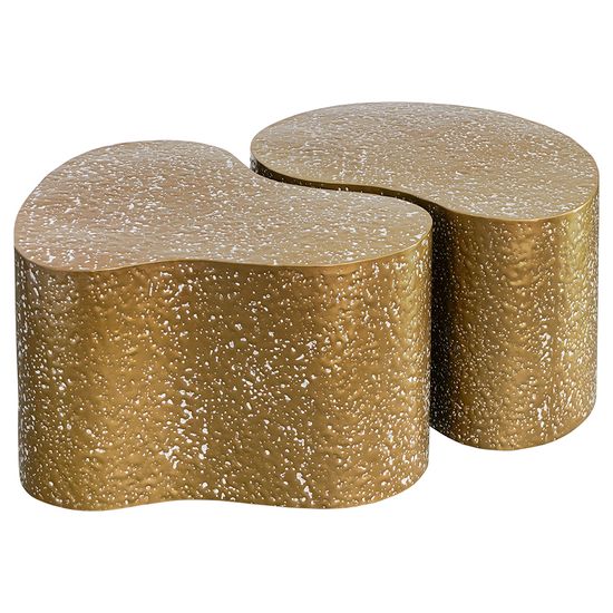 Набор из 2-х столиков grannis, золотистые