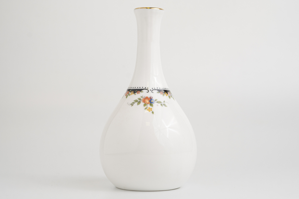 Вазочка из костяного фарфора с цветочным узором Osborne