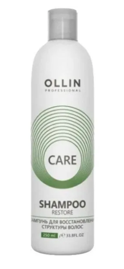 OLLIN CARE Шампунь для восстановления структуры волос 250мл/ Restore Shampoo