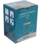 Френч-пресс 800мл «Хай-Тек» с бамбуковой крышкой