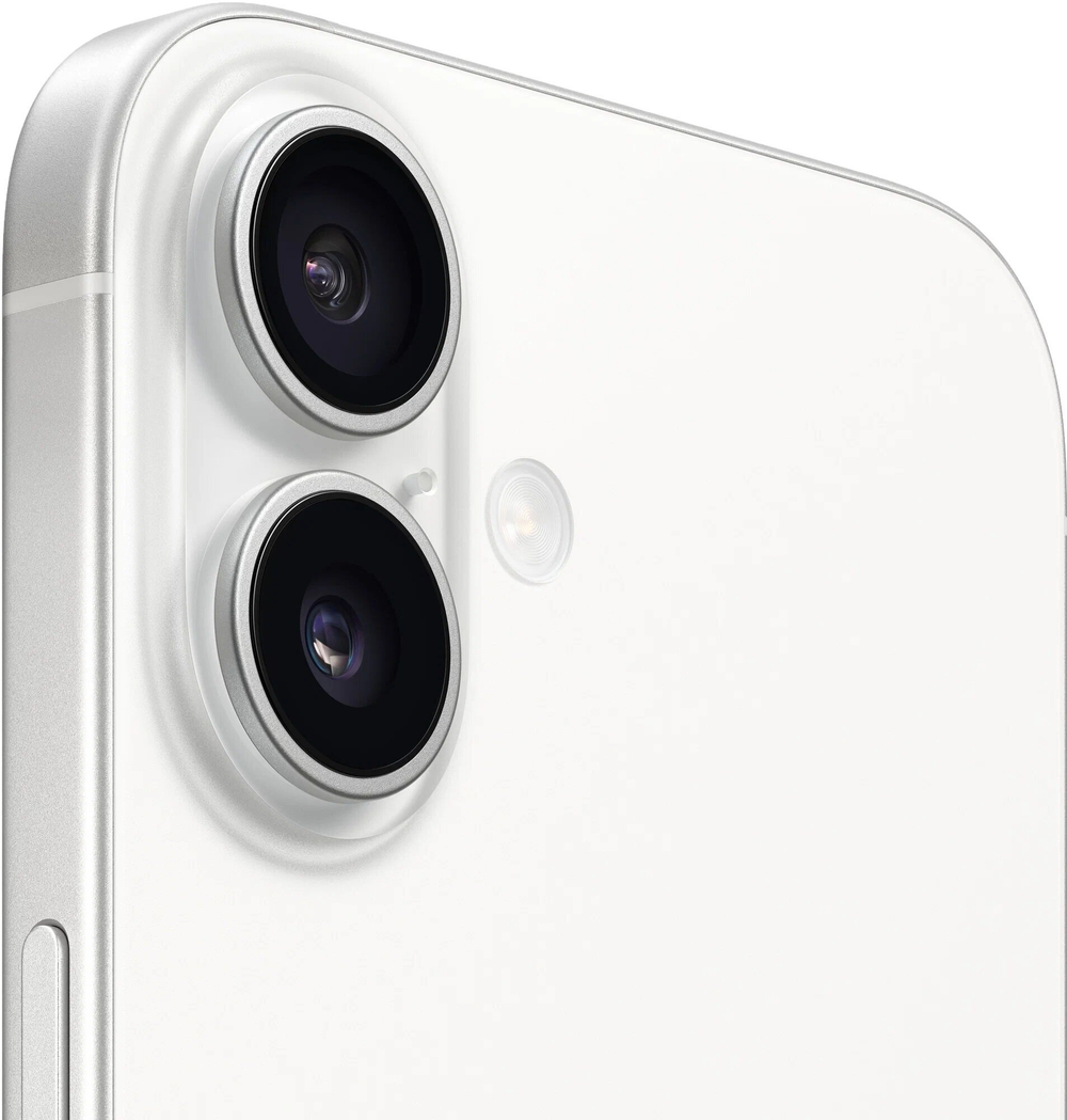 Смартфон Apple iPhone 16, 128GB, White (белый), NanoSIM+eSIM