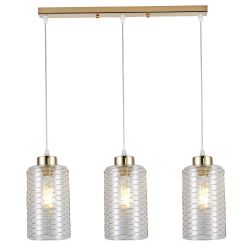 Светильник подвесной (подвес) Rivoli Malice 9124-203 3 х Е27 40 Вт модерн потолочный | Rivoli