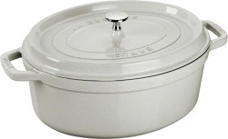 STAUB Чугунная кокотница овальная 4,2л 29см трюфель (сорт II)