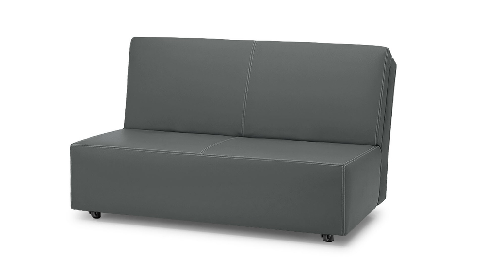 Диван Лорт Galaxy Dark Grey 122*100*86 см, Серый Экокожа Аккордеон Фиеста