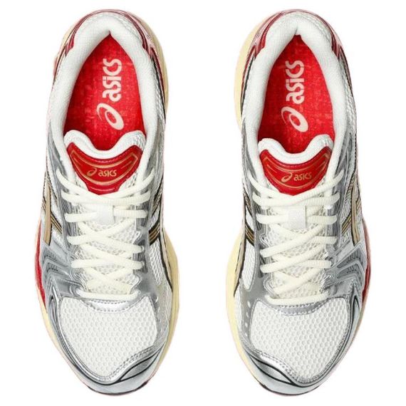 Asics Гелю Каяно 14-летние кроссовки Низкие Белые серебристые Унисекс