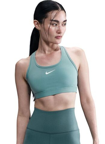 Теннисный бюстгальтер Nike Swoosh Medium Support Non-Padded Sports - cannon/white
