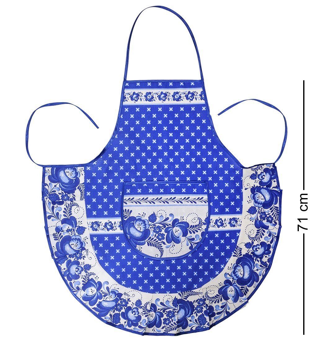 ТК-230 Фартук для взрослых (синий)