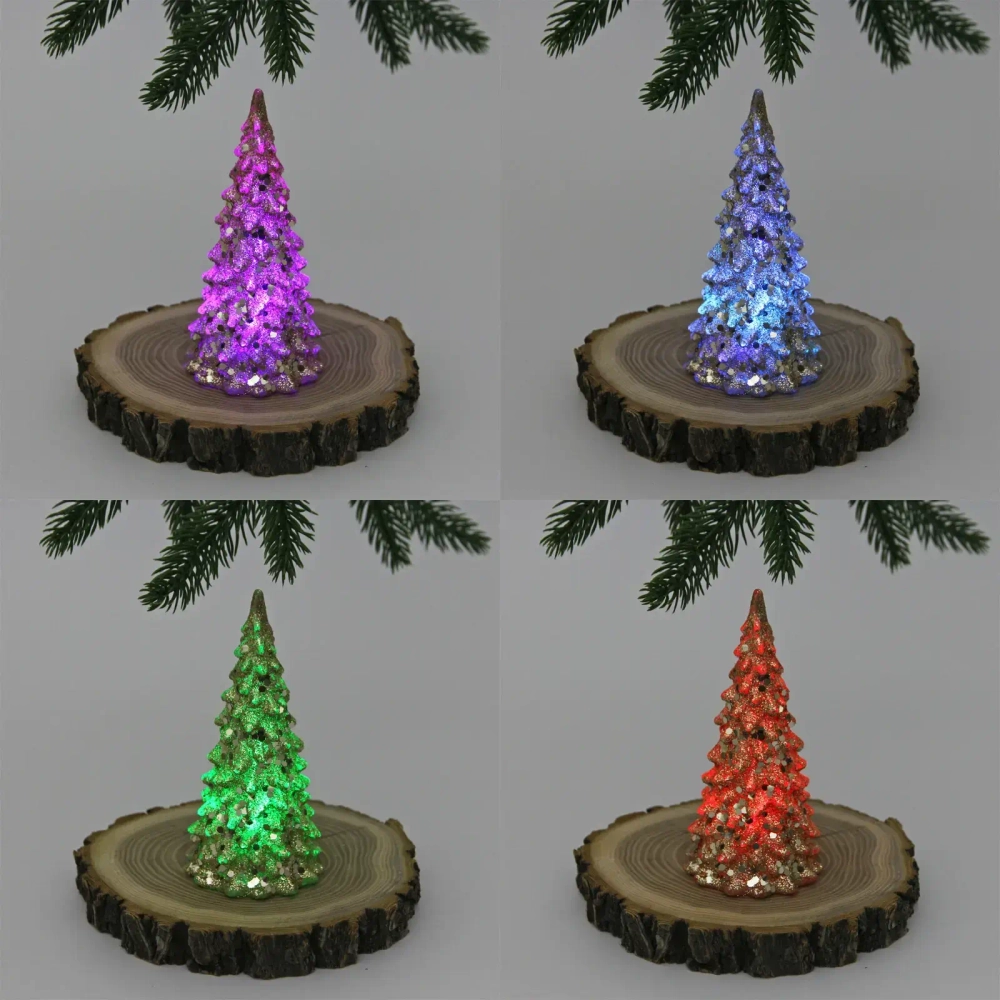 Сувенир с подсветкой «Волшебная красавица» 12 см, Золото (работает от батареек LR44*3)