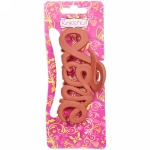 Заколка-краб для волос на блистере «Style Matte», вензеля, микс 6 цветов, 9см