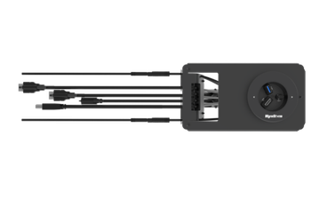 Wyrestorm IDB-300-BTN - кабельный лючок с кнопками управления, пассивный ретрактор, сквозные HDMI и USB-C и USB-A