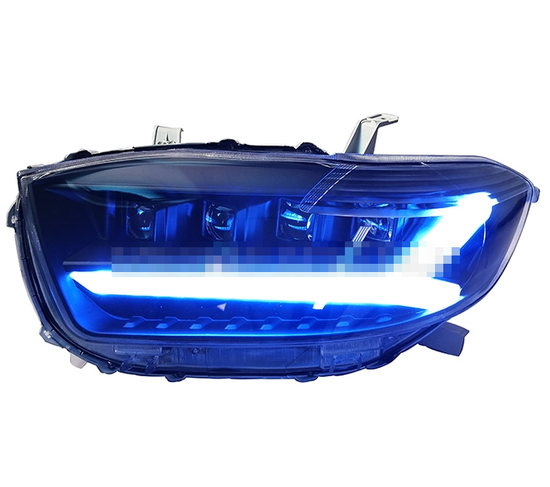 Передние фары Тойота Хайлендер 2007-2010 V6 type [Комплект Л+П; ДХО; FULL LED; Бегущий поворотник]