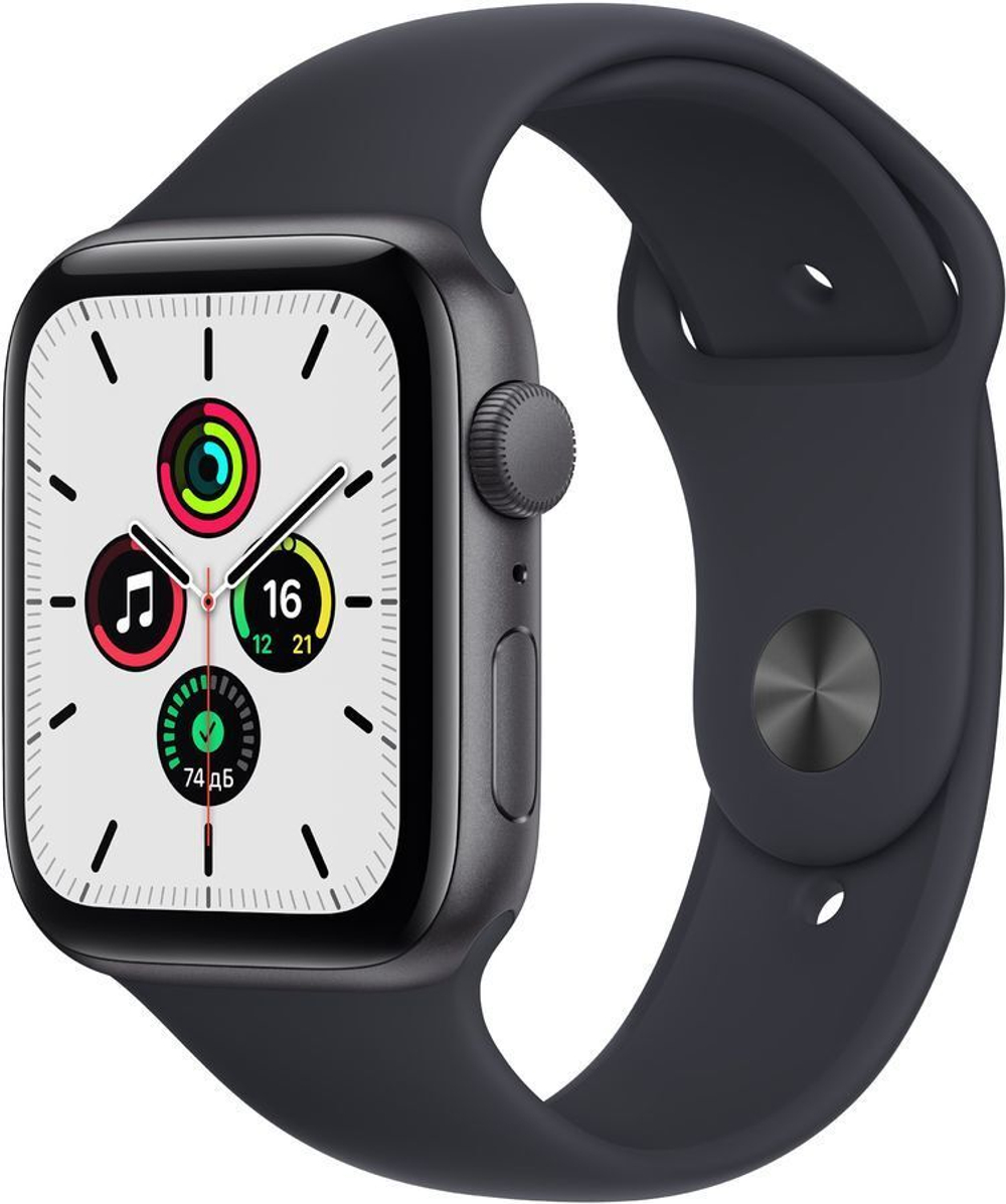 Смарт-часы Apple Watch SE A2352, 44мм, MKQ63LL/A, Grey