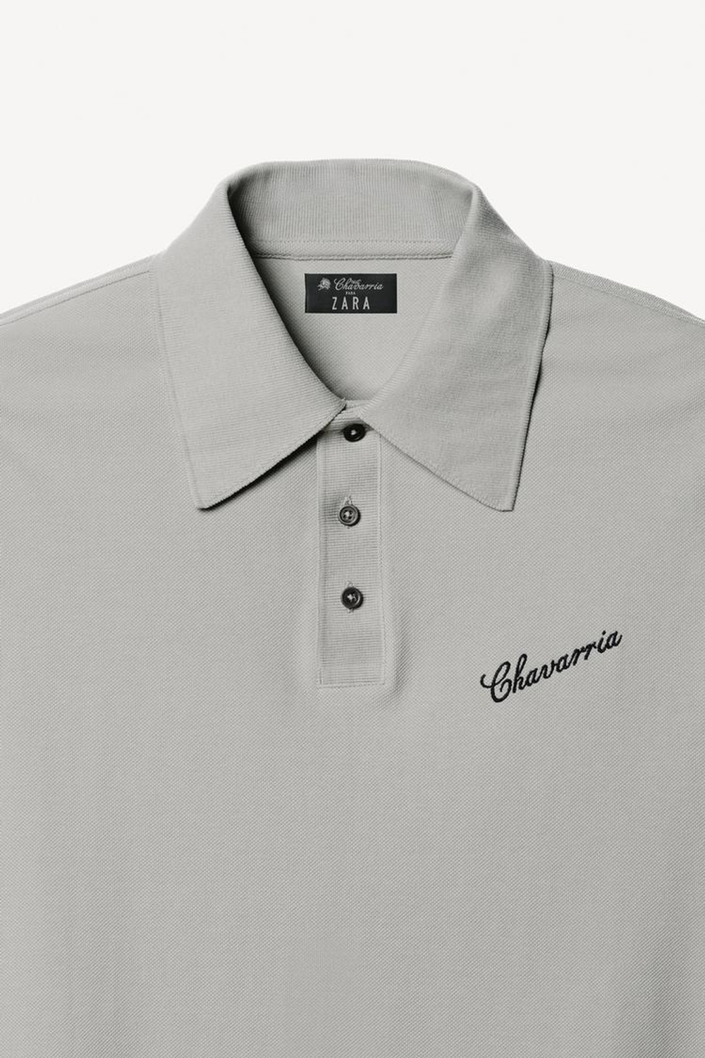 ZARA X WILLY CHAVARRIA ПОЛО, СИНИЙ/СЕРЫЙ