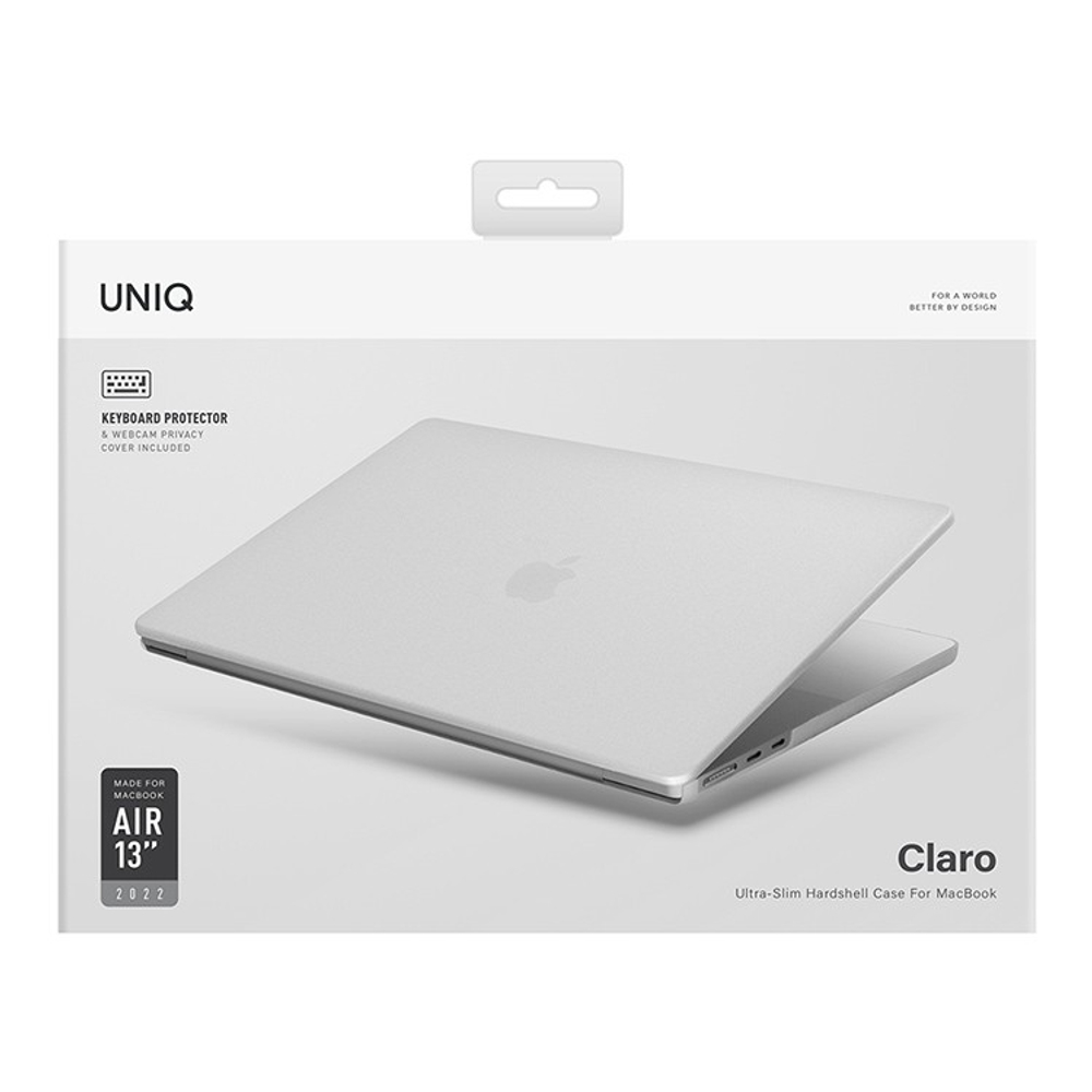 Uniq для Macbook Air 15 (2023-2026 M2-M5) HUSK Pro Claro (Matte Clear)