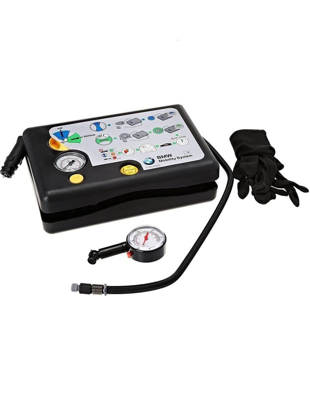 Аварийный комплект для шин BMW (мобильный комплект компрессора для шин)