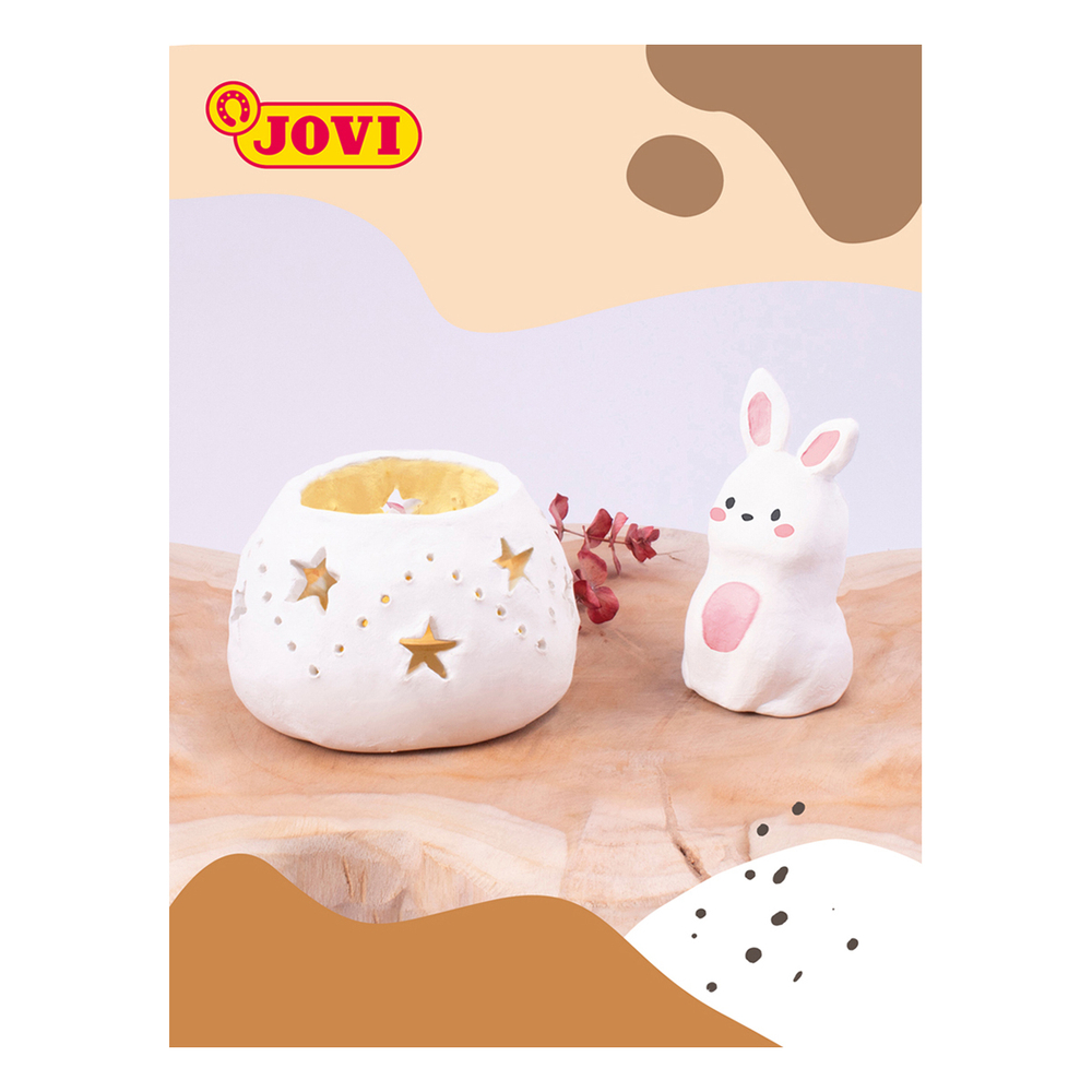 Паста для моделирования JOVI, отвердевающая, белый, 1кг, вакуумный пакет