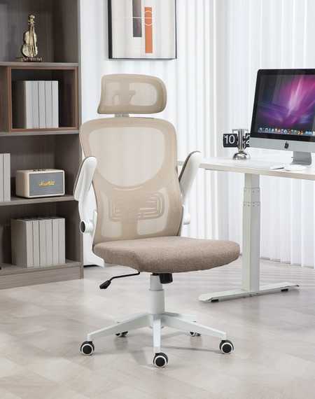 Кресло офисное TopChairs Airone бежевый ткань